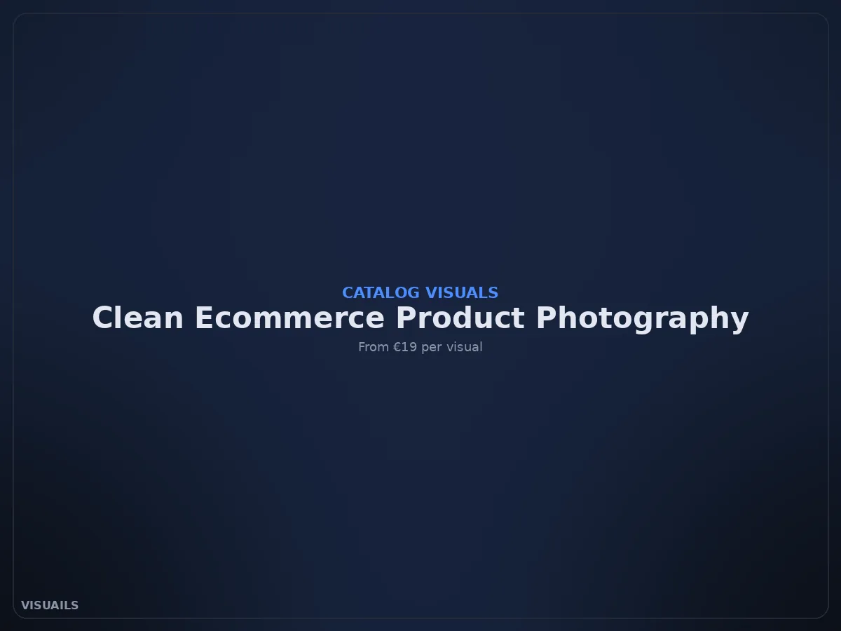 AI-generated ecommerce catalog product photo with consistent studio lighting and clean background