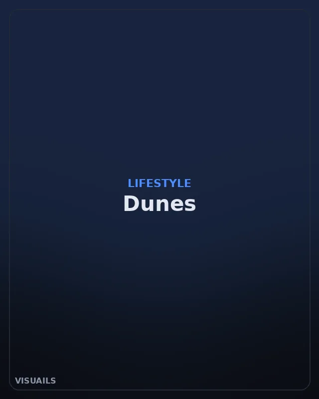 VISUAILS DUNES Lifestyle style — warm, sun-drenched atmospheric photography look