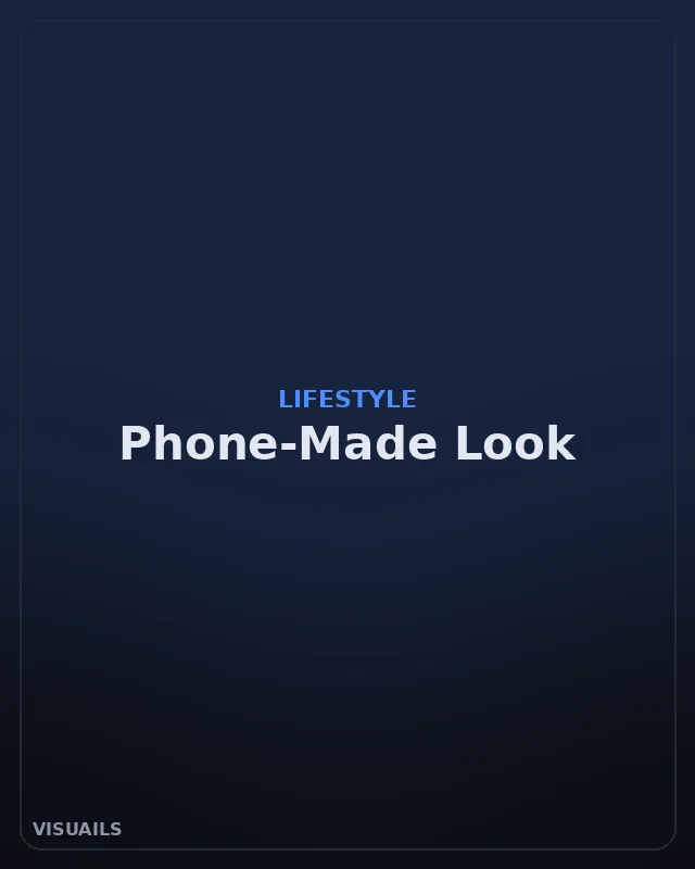 VISUAILS Phone-made Lifestyle style — natural, authentic phone-photography look