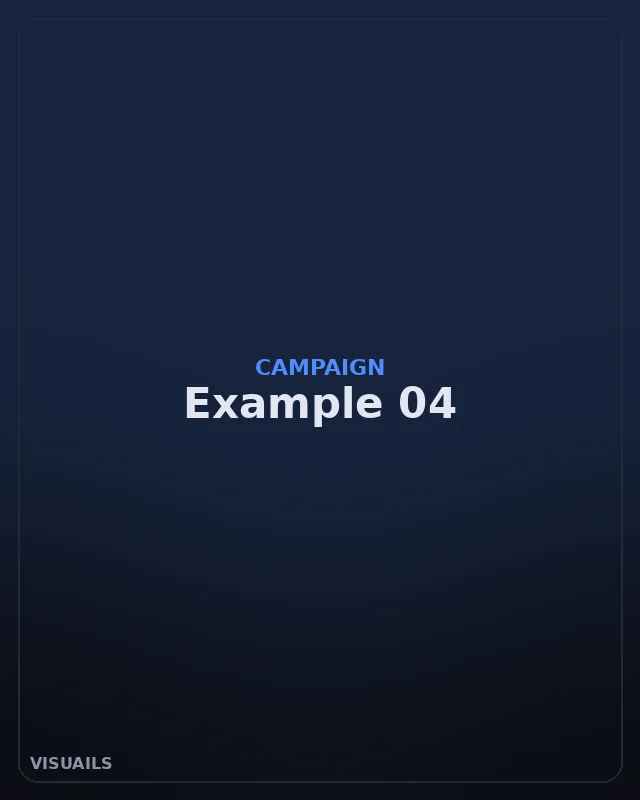 VISUAILS Product & Campaign Video example 4