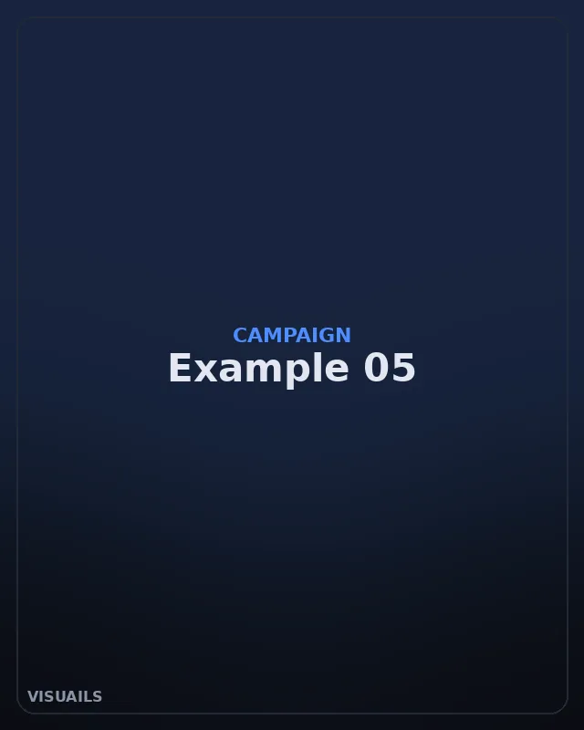 VISUAILS Product & Campaign Video example 5