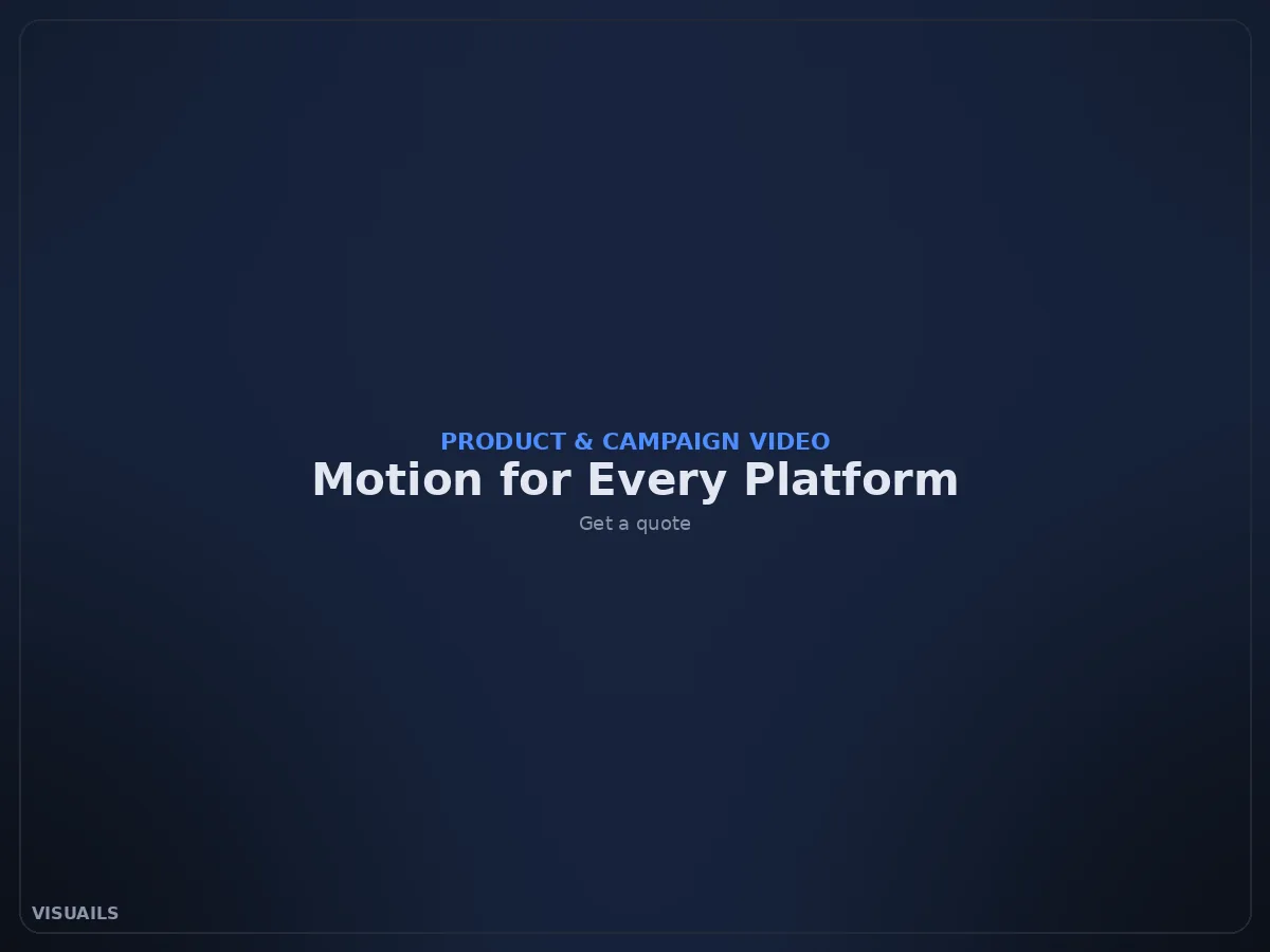 Ecommerce product campaign video still showing dynamic motion for social media advertising
